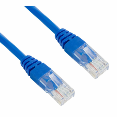 XtendLan PK_5UTP010blue Patch, Cat 5e UTP, 1m, modrý Xten...