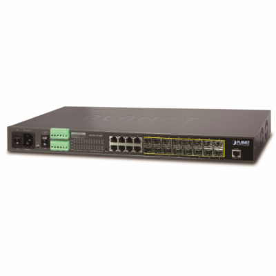 Planet MGSW-24160F Metro L3 switch, 8x 1Gb, 16x1Gb SFP, 3...