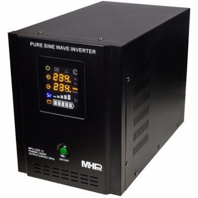 MHPower záložní zdroj MPU-1200-12, UPS, 1200W, čistý sinu...