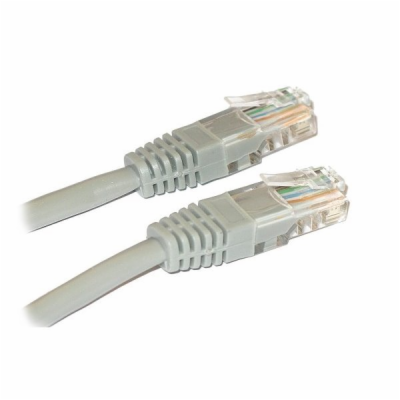 XtendLan Patch kabel Cat 6 UTP 10m - šedý