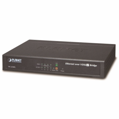 Planet VC-234G, Ethernet VDSL2 konvertor, 4x 1000Base-T, ...