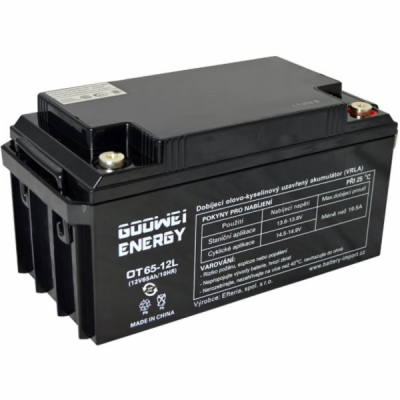 Goowei Energy OTL65-12 65Ah 12V Pb záložní akumulátor VRL...