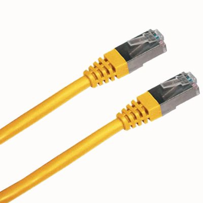 DATACOM Patch kabel FTP CAT5E 0,5m žlutý