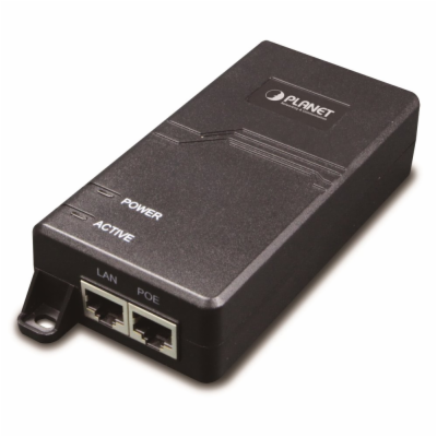 Planet POE-163 PoE injektor IEEE802.3at, 30W, 1000Base-T,...