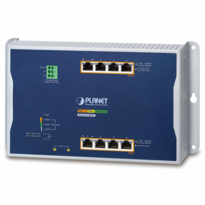 Planet WGS-4215-8HP2S plochý L4 switch, 8x1Gb, 2x1Gb SFP,...