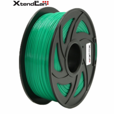 XtendLAN PETG filament 1,75mm průhledný zelený 1kg