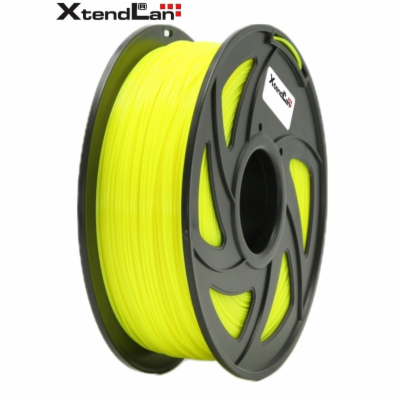 XtendLAN PLA filament 1,75mm zářivě žlutý 1kg