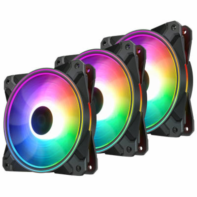 DeepCool CF 120 Plus DP-F12-AR-CF120P-3P DEEPCOOL větrák ...