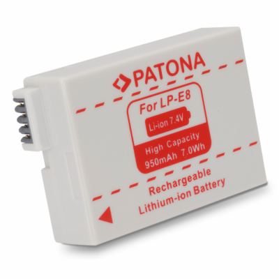 PATONA baterie pro foto Canon LP-E8 950mAh