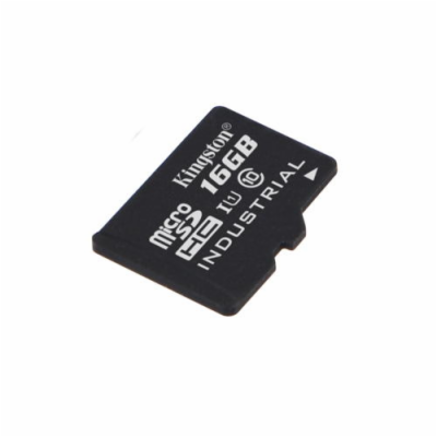 Kingston MicroSDHC karta 16GB Industrial C10 A1 pSLC Card...