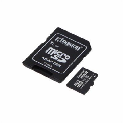 Kingston MicroSDHC karta 16GB Industrial C10 A1 pSLC Card...