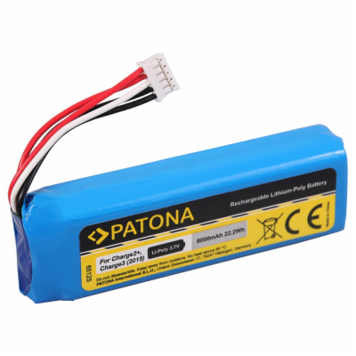 PATONA baterie pro reproduktor JBL Charge 2+ 6000mAh 3,7V...