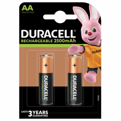 Duracell Rechargeable baterie nabíjecí 2500mAh 2 ks (AA)