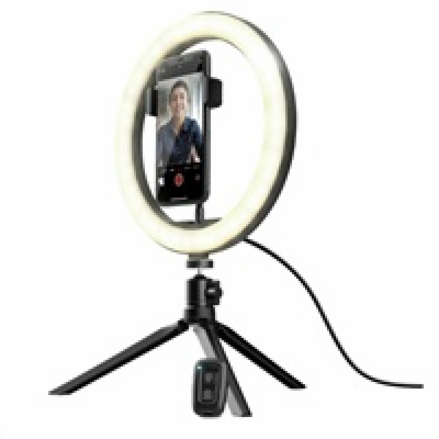 TRUST kruhové světlo Maku Ring Light Vlogging Kit