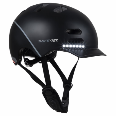 Safe-Tec SK8 SAFE-TEC Chytrá Bluetooth helma/ SK8 Black S