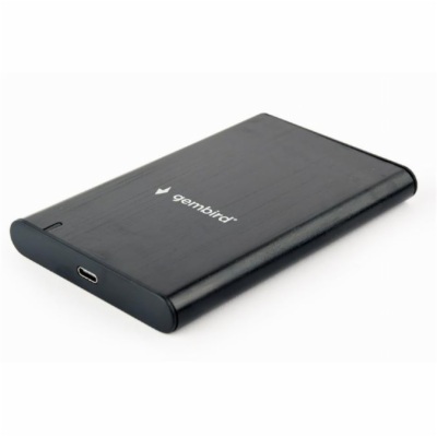 Gembird Externí box pro 2,5" disky, USB 3.1, Type-C, brou...