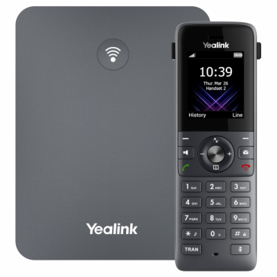 Yealink W73P, IP DECT báze+ručka, PoE, 1,8" barevný displ...