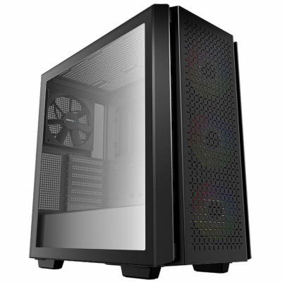 DEEPCOOL skříň CG560 / ATX / 3x120mm fan / 140mm ARGB fan...