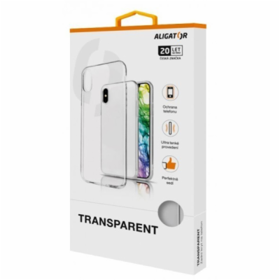 Kryt ochranný Aligator TRANSPARENT pro Xiaomi POCO X3, PO...