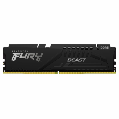 KINGSTON DIMM DDR5 16GB 6000MT/s CL40 FURY Beast Černá