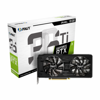 Palit GeForce RTX 3060Ti Dual 8GB GDDR6 LHR NE6306T019P2-...