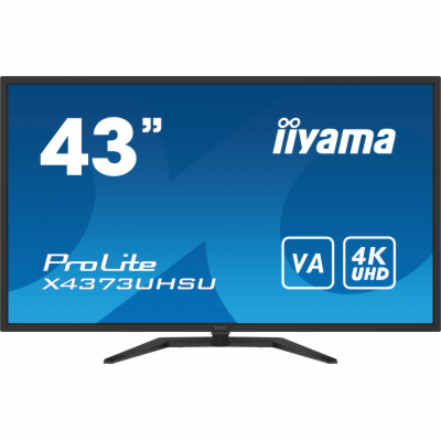 iiyama ProLite/X4373UHSU-B1/42,5"/VA/4K UHD/60Hz/3ms/Blac...