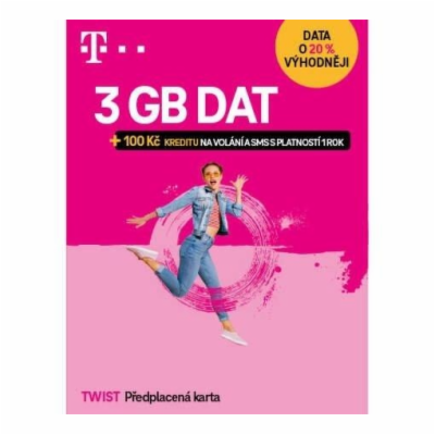 T-Mobile SIM Twist s Námi 3GB