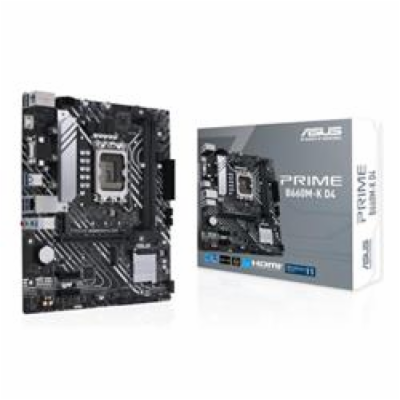 ASUS PRIME B660M-K D4, 1700, Intel B660, 2xDDR4, mATX