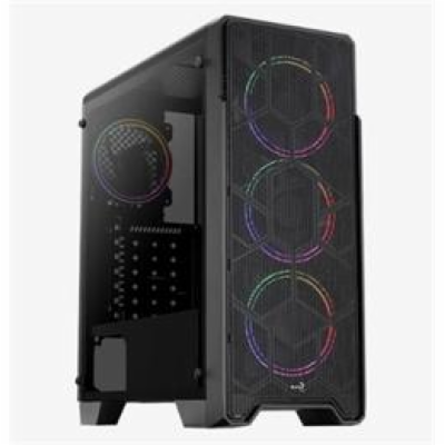 Aerocool Ore Tempered Glass skříň MLG, Mid tower, 2x USB ...