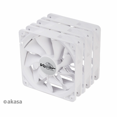 Akasa AK-FN065-WKT03 AKASA ventilátor Viper, White Fan 12...