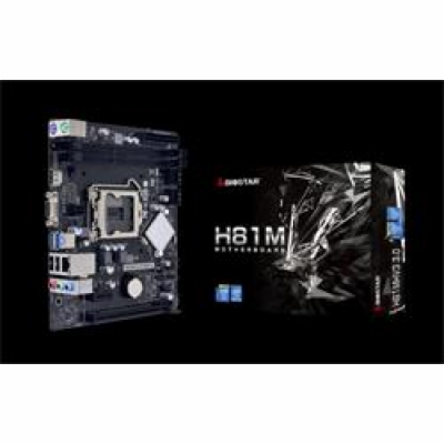 Biostar H81MHV3 3.0 BIOSTAR, Intel H81, v3.0, Socket 1150...