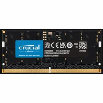 Crucial SODIMM DDR5 16GB 2x8GB 4800MHz CL40 CT2K8G48C40S5