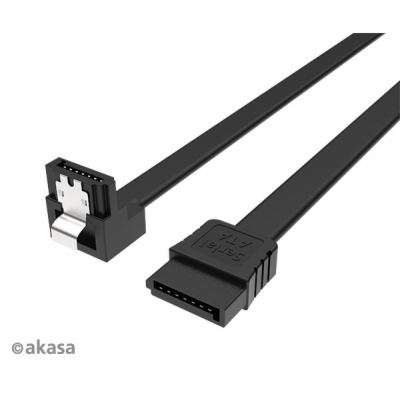 AKASA SATA3 pravoúhlý, 100 cm - AK-CBSA09-10BK AKASA kabe...