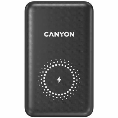 CANYON powerbanka PB-1001B PD&QC3.0,10 000mAh,Qi&AppleMag...