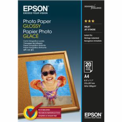 EPSON Photo Paper Glossy A4 20 listů