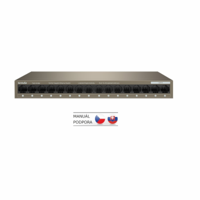 Tenda TEG1016M 16-port Gigabit Switch, 16x 10/100/1000 Mb...