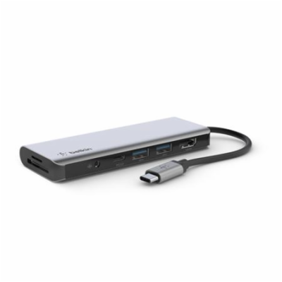 Belkin USB-C 7v1 Multiport adapter - 4K HDMI, USB-C PD 3....