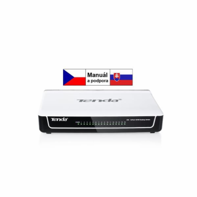 Tenda S16 - 16-port Fast Ethernet Switch, 10/100 Mb/s, De...