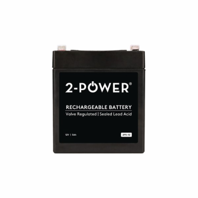 2-Power 2P5-12 12V 5Ah VRLA Bezpečnostní baterie F2 ( Fas...