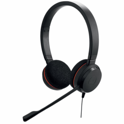 Jabra Evolve 20SE/Stereo/USB-C/Drát/MS/Černá