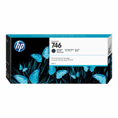 HP inkoustová kazeta P2V83A, HP 746, matná černá, 300ml, ...