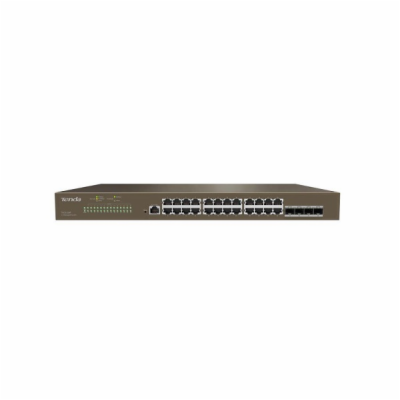 Tenda TEG5328F - L3 Managed Gigabit Switch, 24x RJ45 10/1...