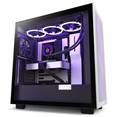 NZXT skříň H7 Flow edition / ATX / 2x 120 mm fan / USB-C ...