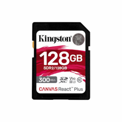 Kingston SDHC UHS-II 128 GB SDR2/128GB Kingston SDXC kart...