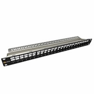 Solarix 19" Neosazený modulární patch panel 24 portů 1U S...