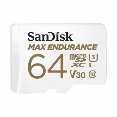 SanDisk MAX ENDURANCE microSDXC 64GB + adaptér