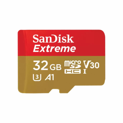 SanDisk Extreme microSDHC 32GB 100MB/s UHS-I U3 Class 10