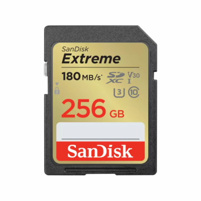 SanDisk SDXC karta 256GB Extreme (190 MB/s Class 10, UHS-...