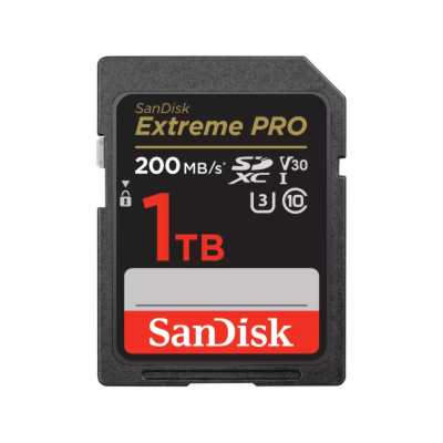 SanDisk SDXC karta 1TB Extreme PRO (200 MB/s Class 10, UH...