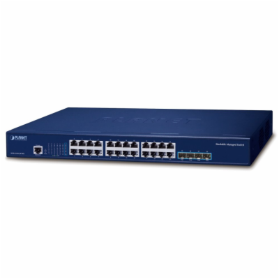 Planet SGS-6310-24T4X L3 switch, 24x1Gb, 4x10Gb SFP+, HW/...